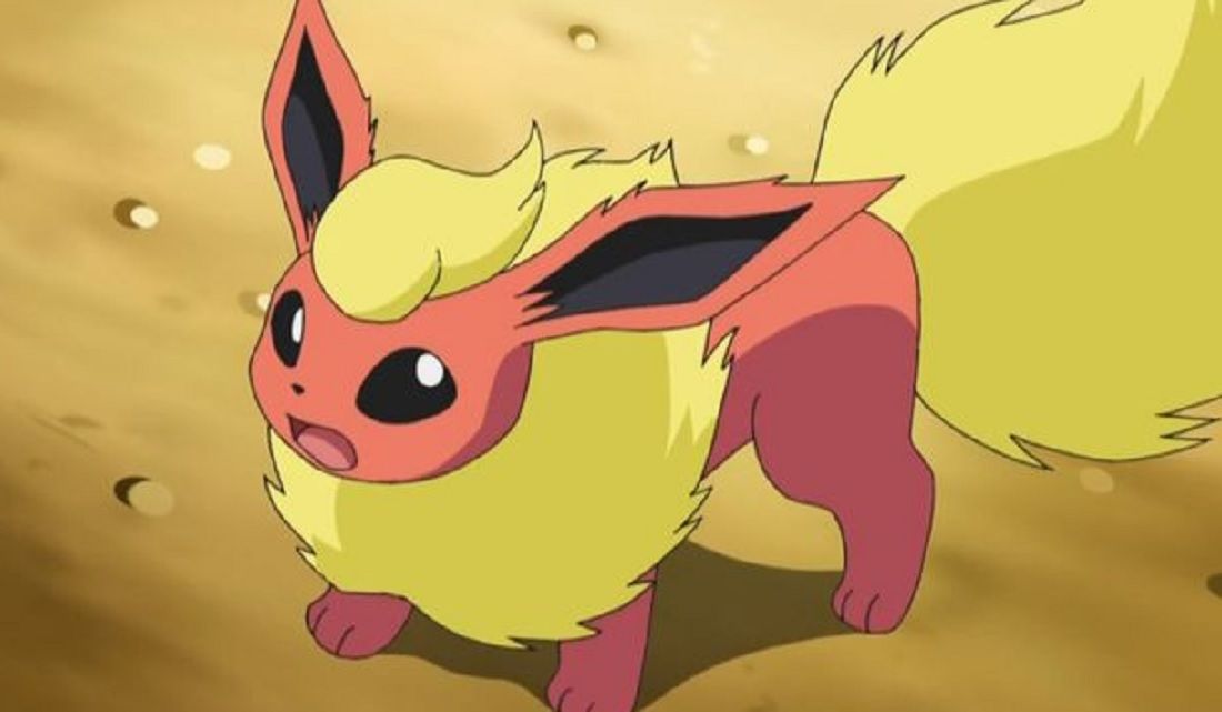 The Pokémon Flareon in the anime
