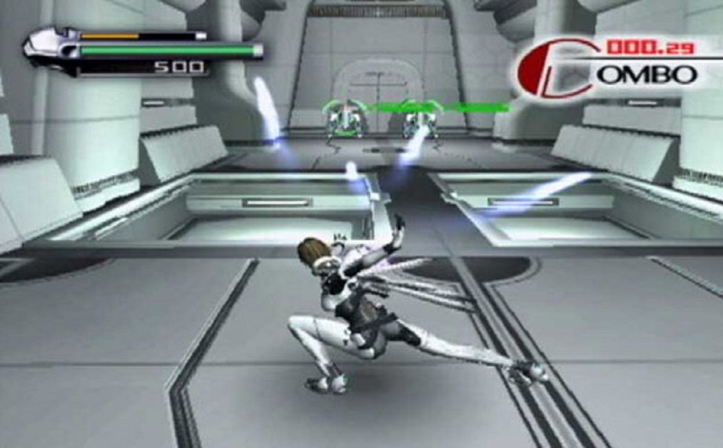A screenshot from P.N.03 GameCube