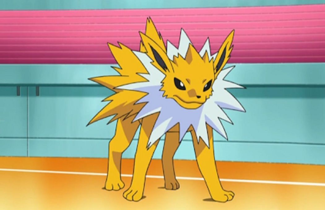 The Pokémon Jolteon in the anime