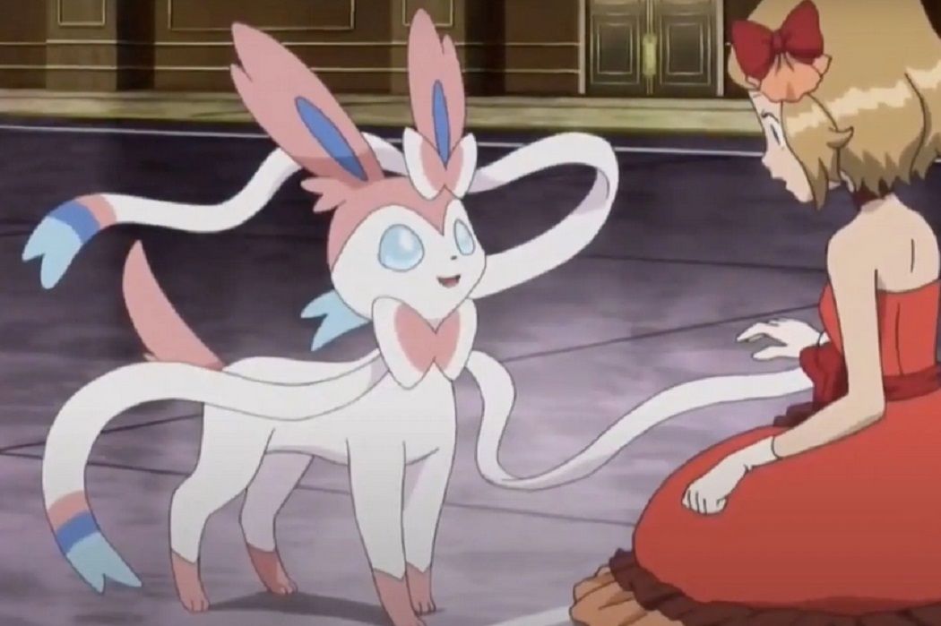 The Pokémon Sylveon in the anime