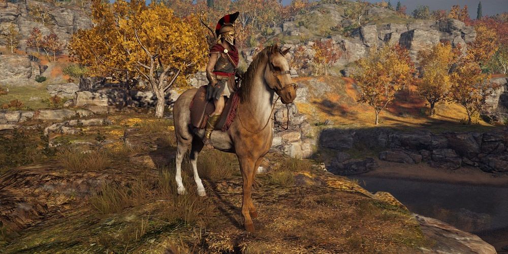 Assassins Creed Odyssey Kassandra mount mod