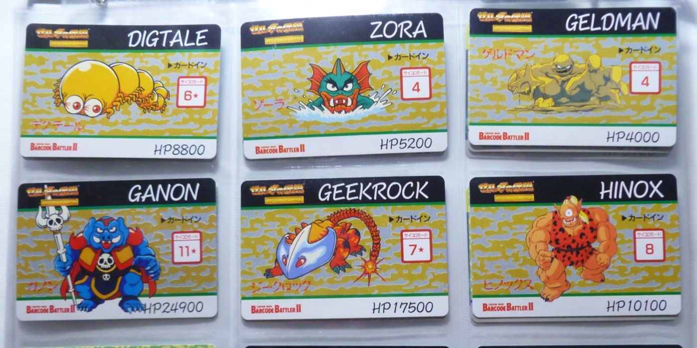 image of The Legend of Zelda Barcode Battler 2 cards