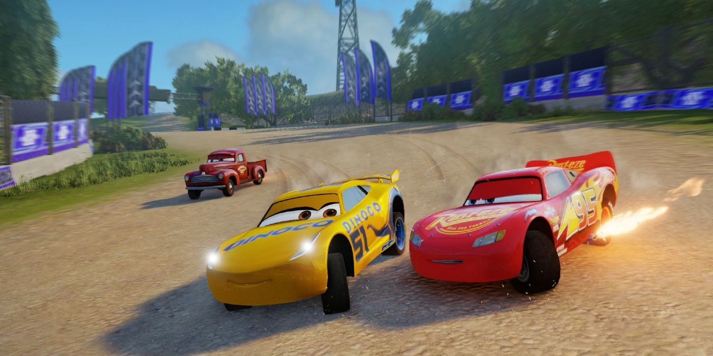 Cars 3 Driven To Win - Lightning McQueen VS Cruz