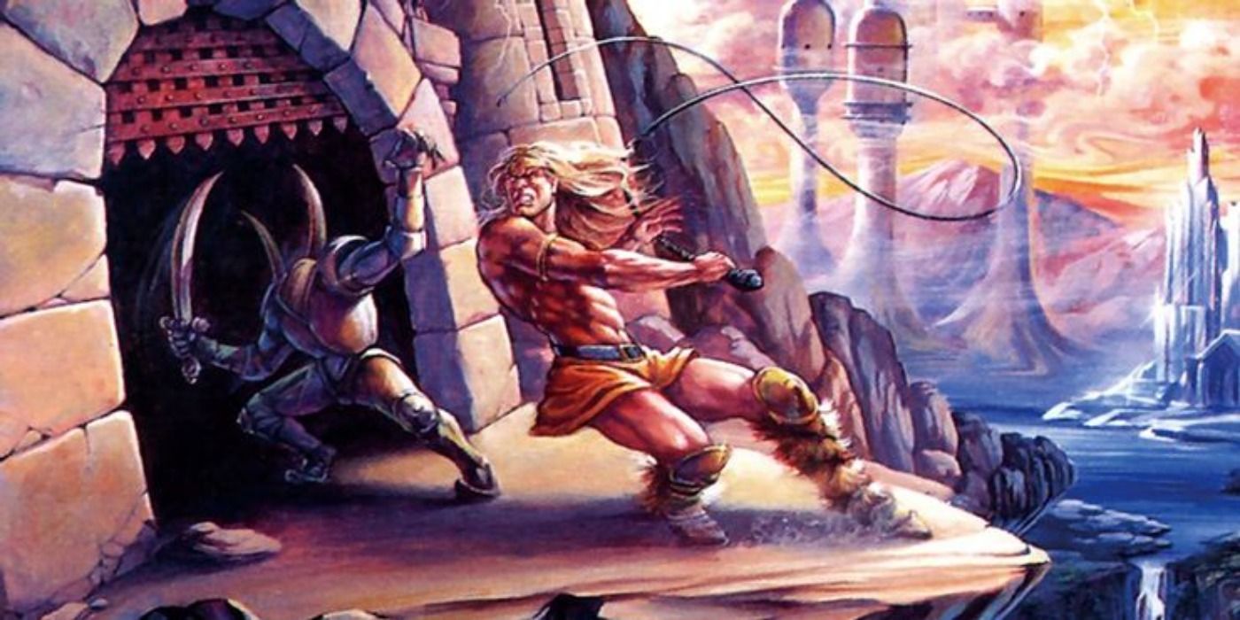 image of promotional artwork for Castlevania: Belmont's Revenge