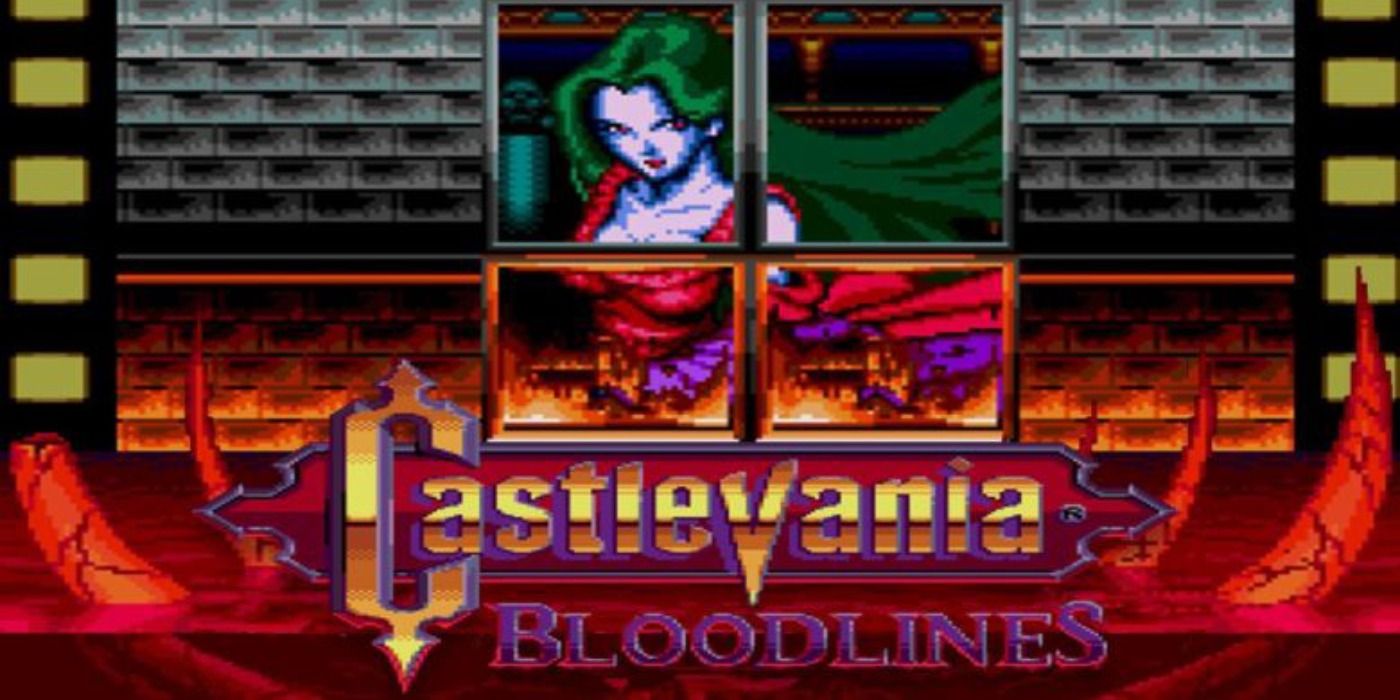 image of gameplay from the game Castlevania: Bloodlines