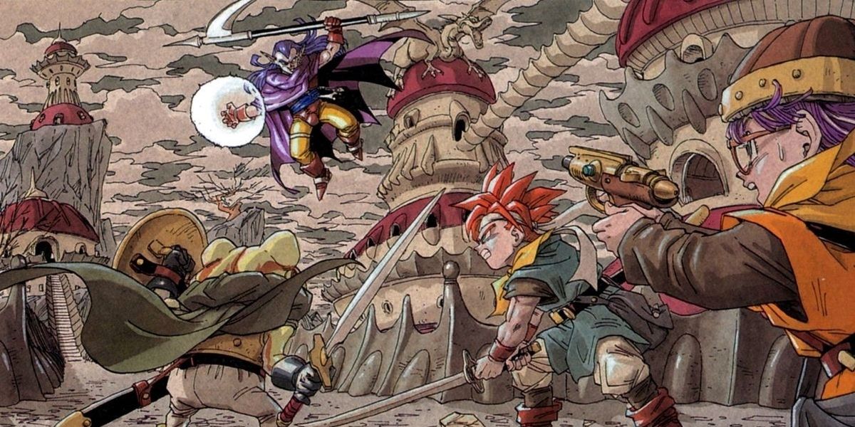 Frog Lucca Magus and Crono in Chrono Trigger