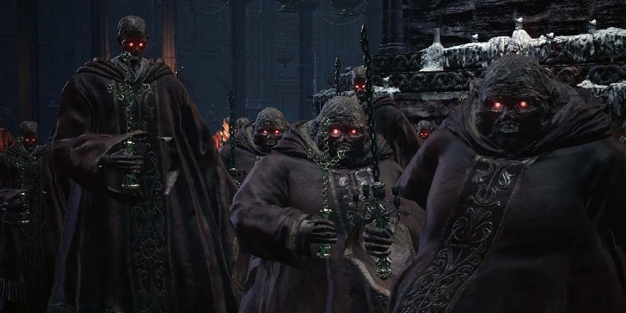 Dark Souls 3 Deacons of the Deep boss fight.