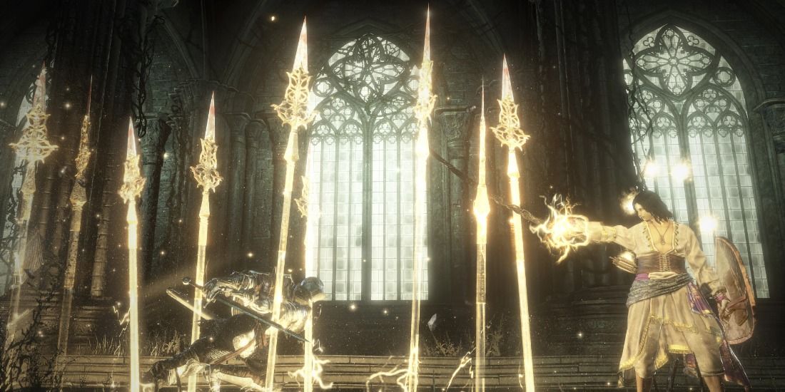 Halflight, the player that faces Dark Souls 3 players if offline against this Dark Souls 3 boss