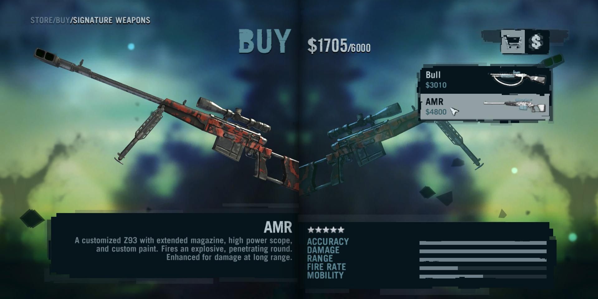 Far Cry 3 AMR sniper.