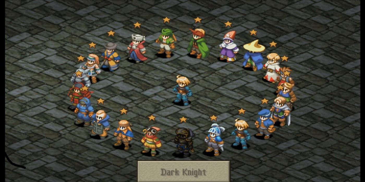 Circle of characters from Final Fantasy Tactics