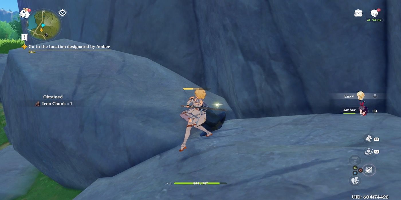 A gameplay screenshot from Genshin Impact