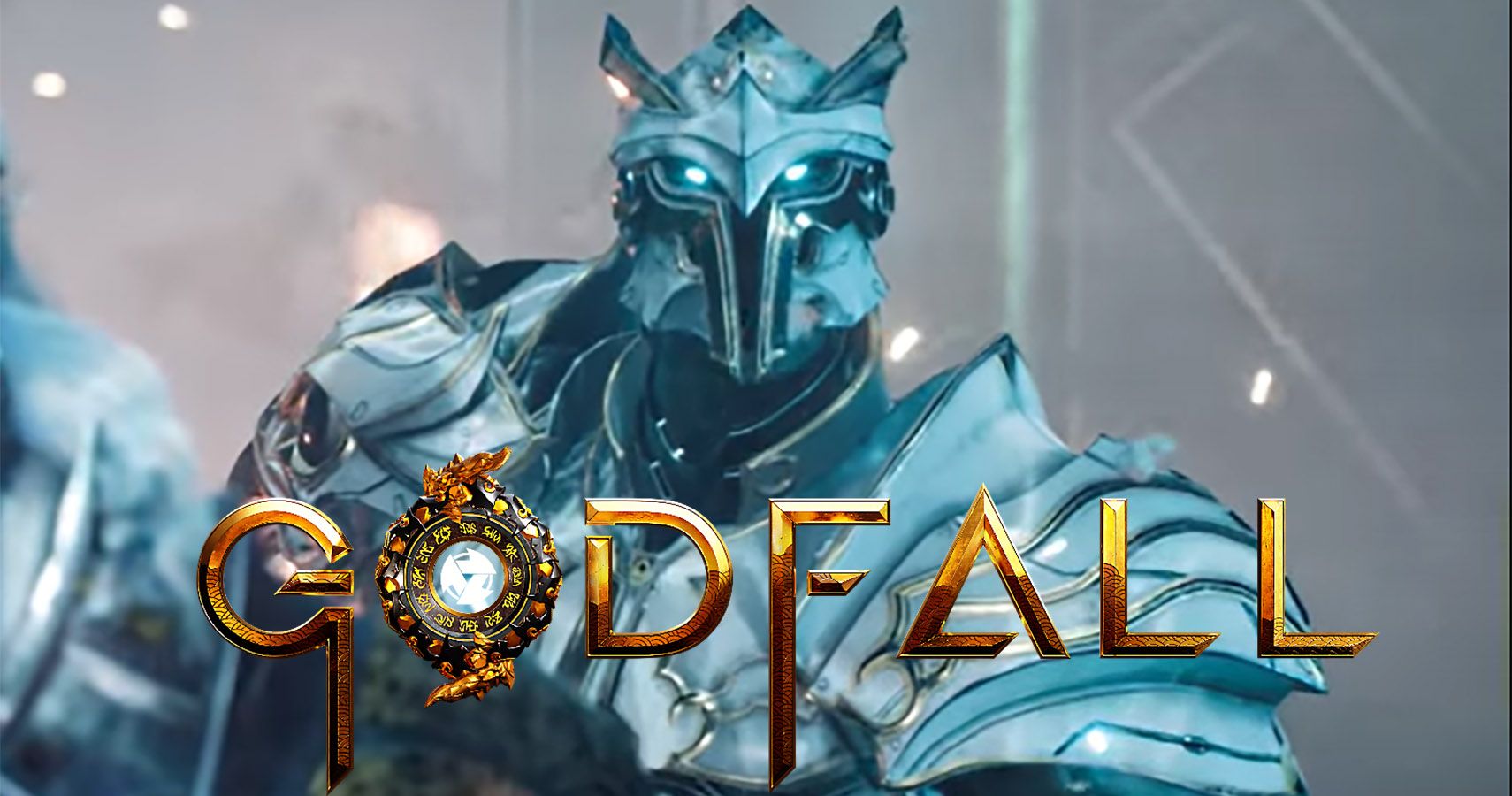 Godfall hero from the reveal trailer