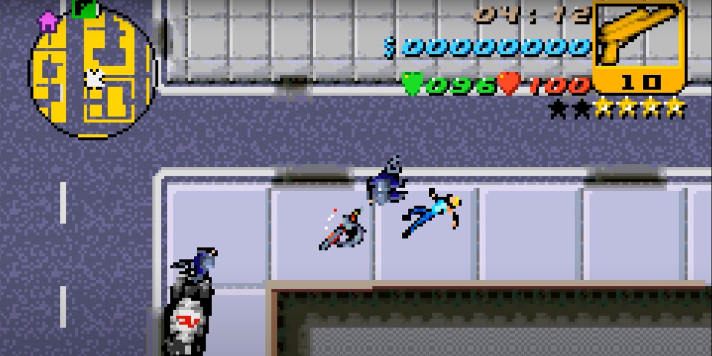 Screenshot Grand Theft Auto Advance Fighting police