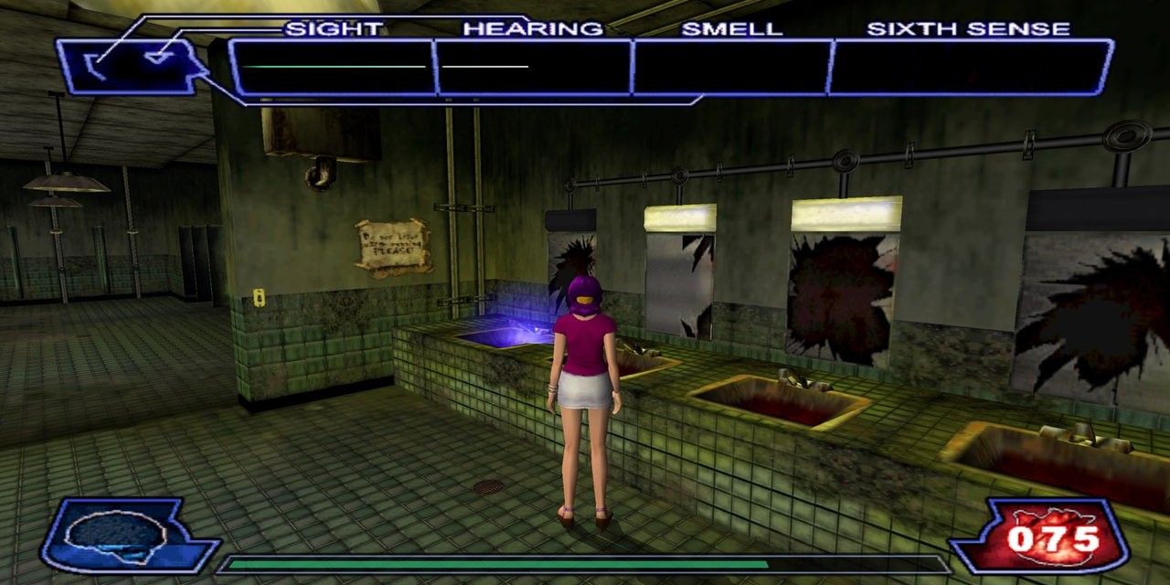 Dreamcast Illbleed Exploring bathroom