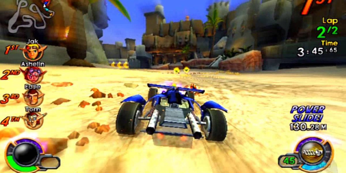 Jak X Combat Racing Gameplay