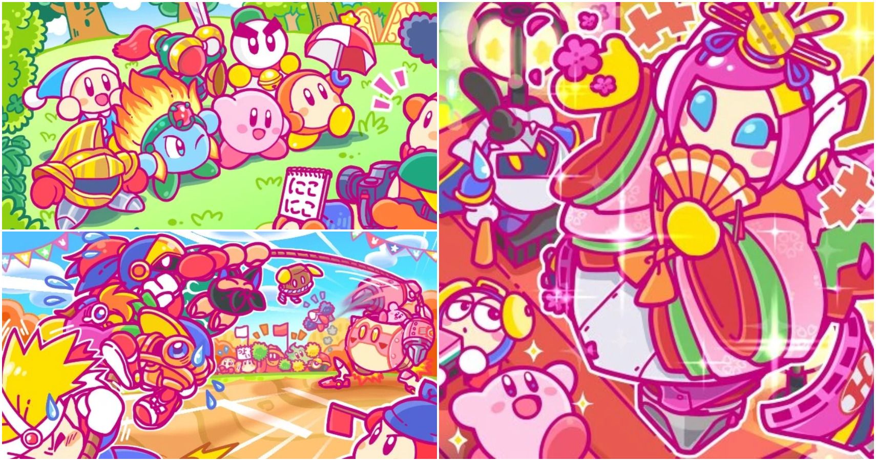 Collection of Kirby Enemy Artwork for the Anniversary