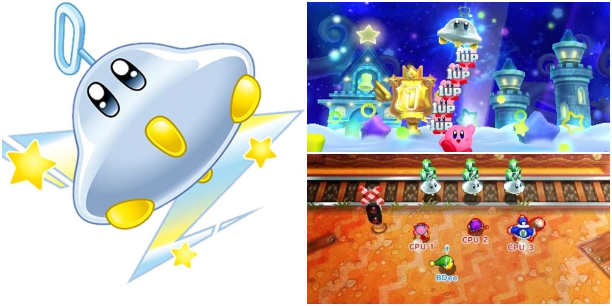 UFO Kirby Enemy and 3DS Game Screenshots