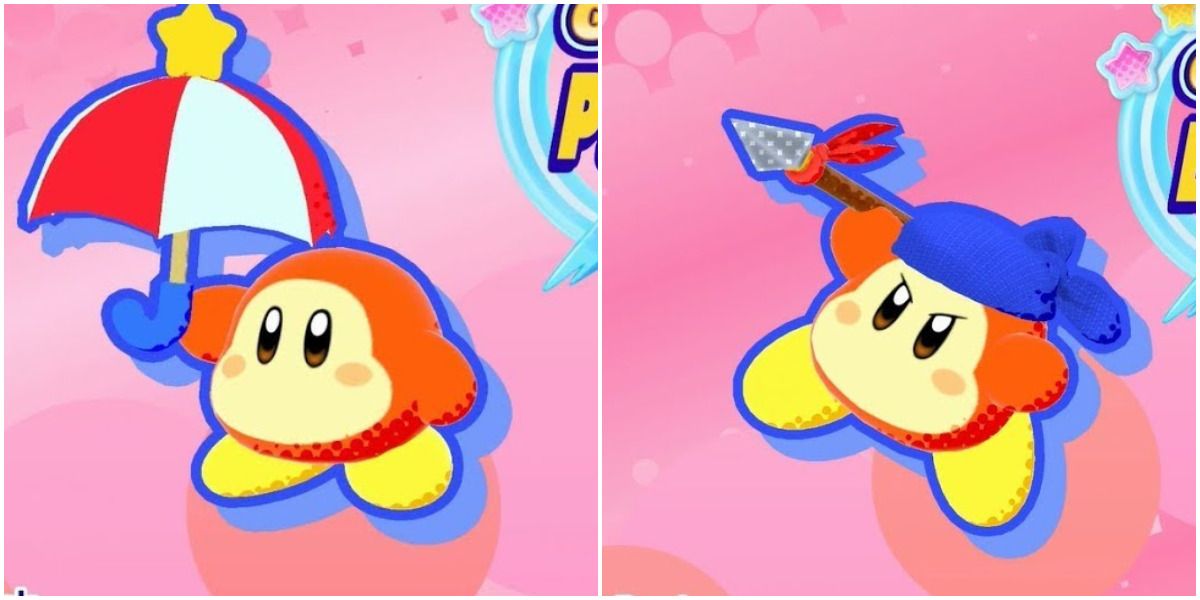 Kirby Star Allies Parasol Waddle Dee and Bandana Waddle Dee
