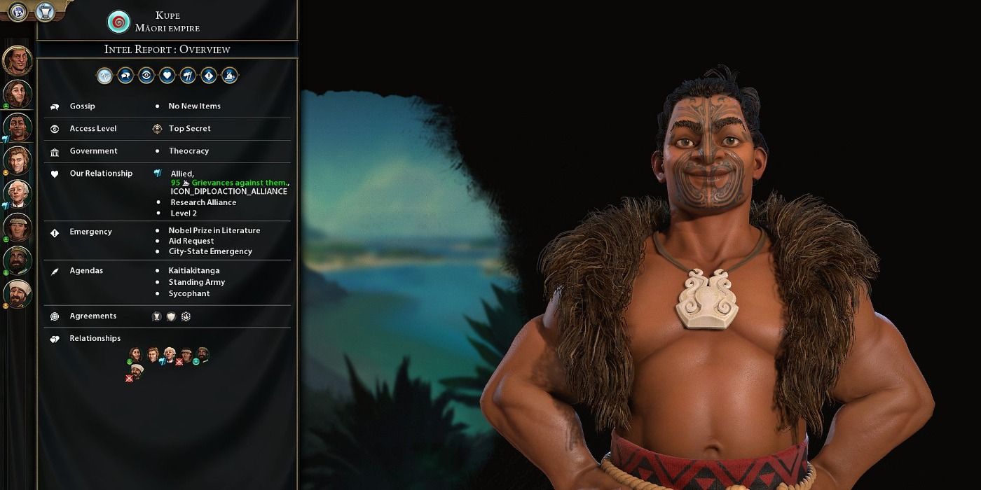 image of gameplay against Kupe the Navigator in Civilization VI