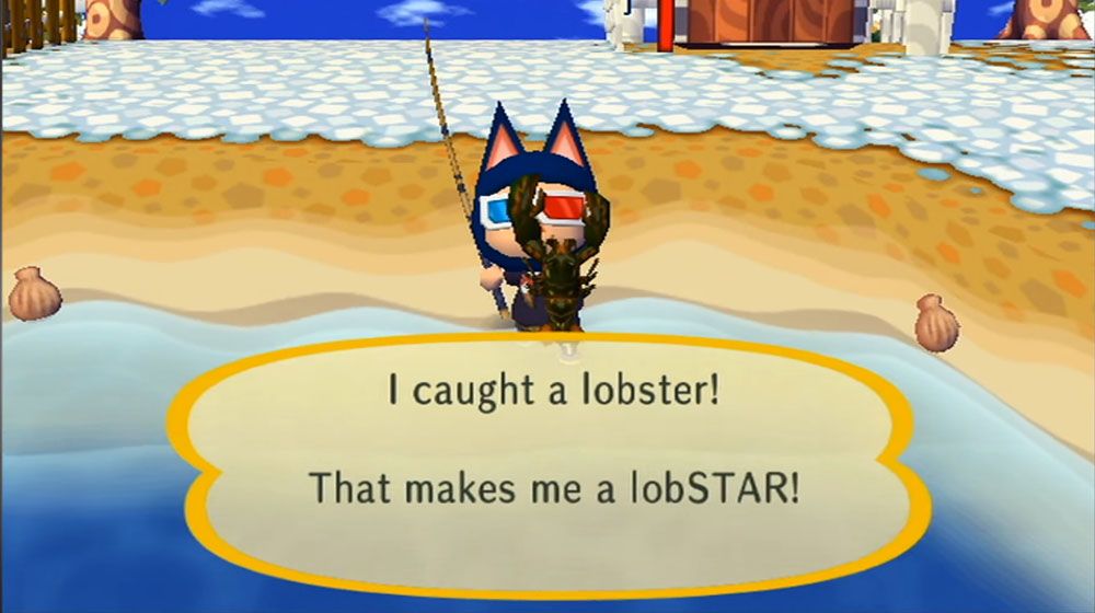 Catching a Lobster - Animal Crossing: City Folk