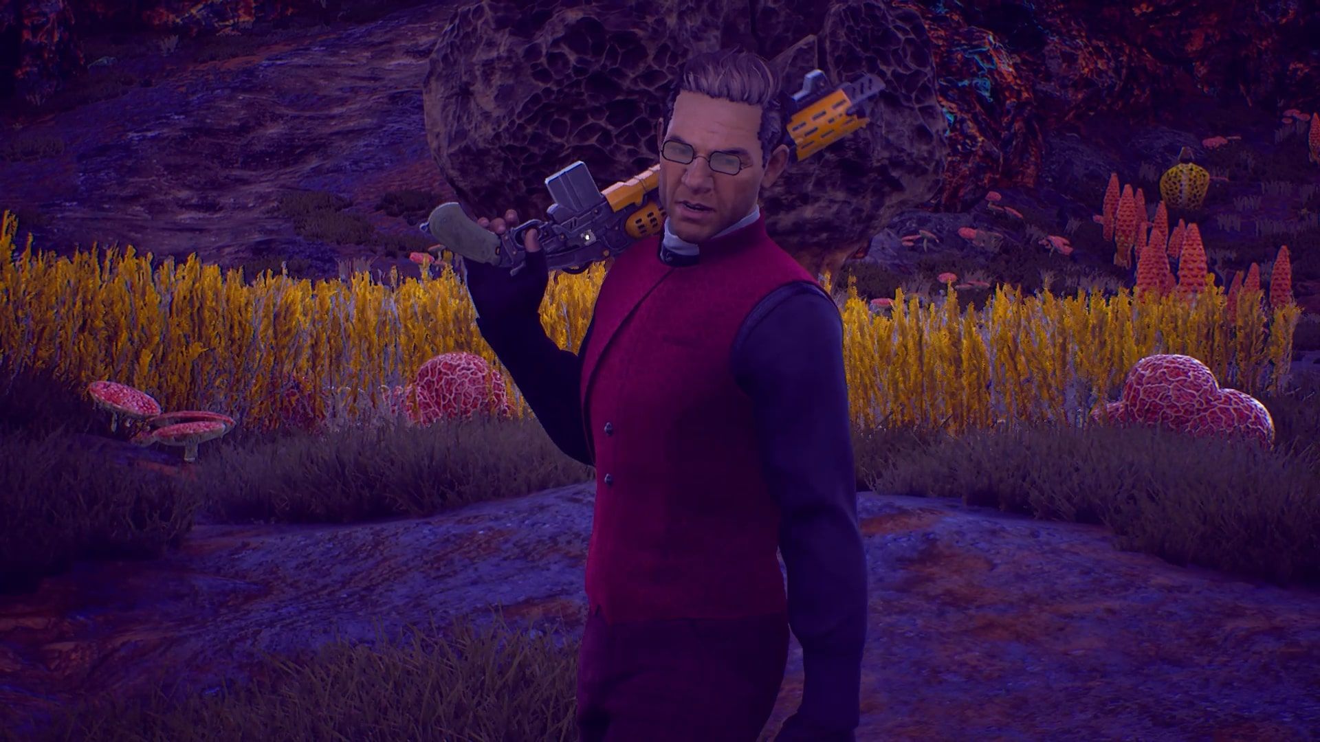 Vicar Max from The Outer Worlds