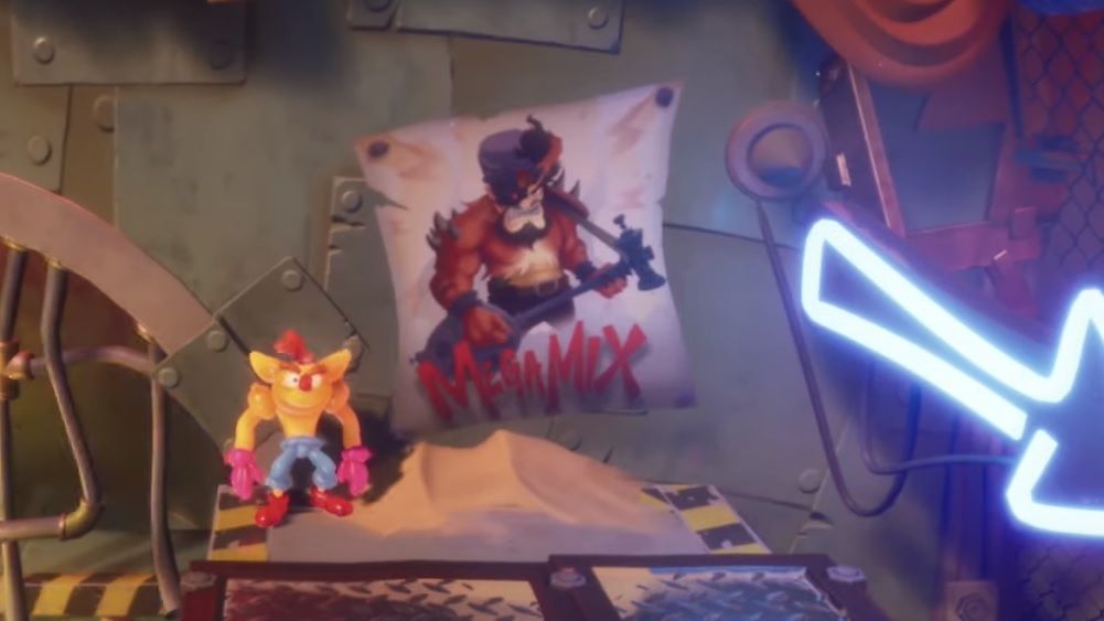 Megamix Rock Poster - Crash Bandicoot 4: It's About Time (Game)