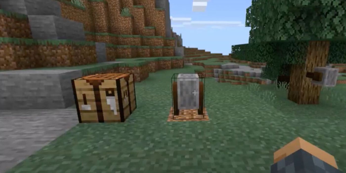 Minecraft Crafting Table And Grindstone