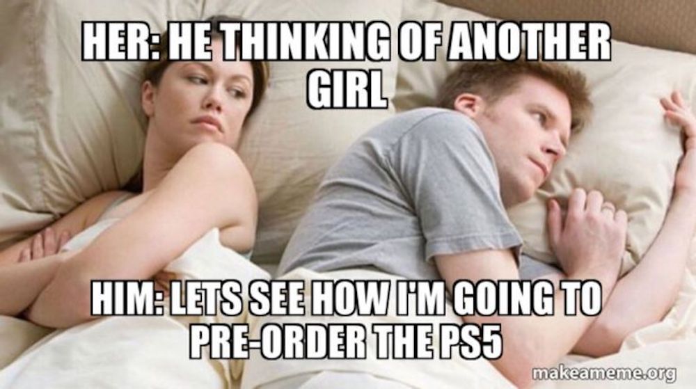 PS5 pre-order meme