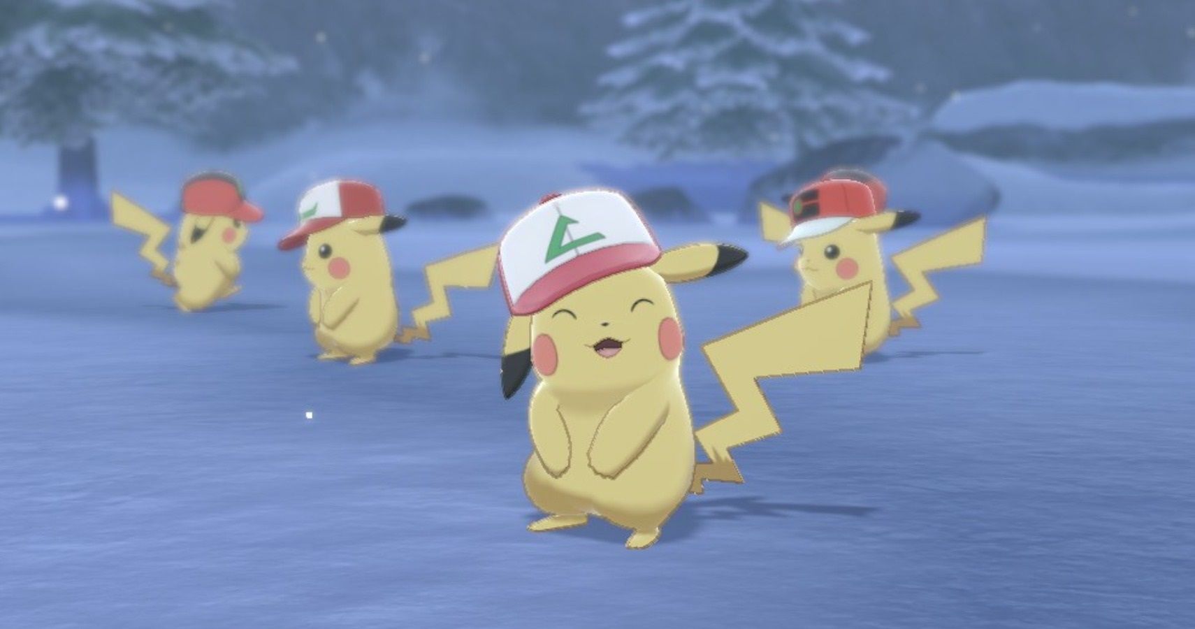 Get Ash's Pikachu Wearing Ash's Caps in Pokémon Sword or Pokémon