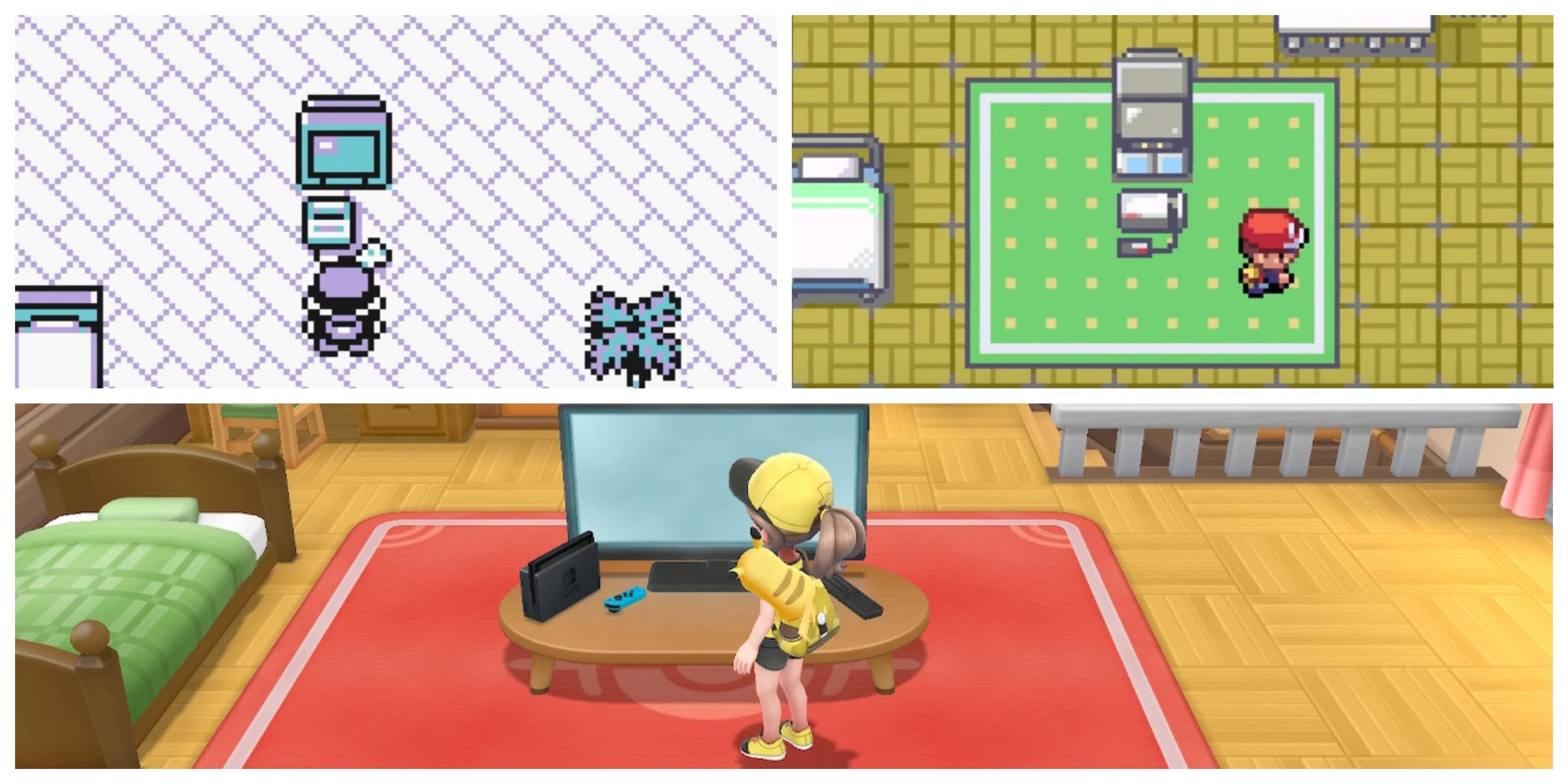 Pokémon Let's Go Pokémon Player's room and its changes