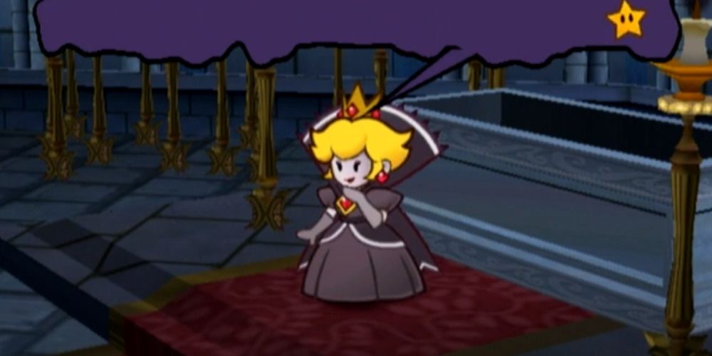 Princess Peach as the Shadow Queen in Paper Mario The Thousand-Year Door