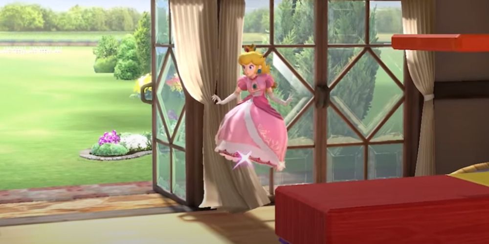 Princess Peach's look in Super Smash Bros Ultimate