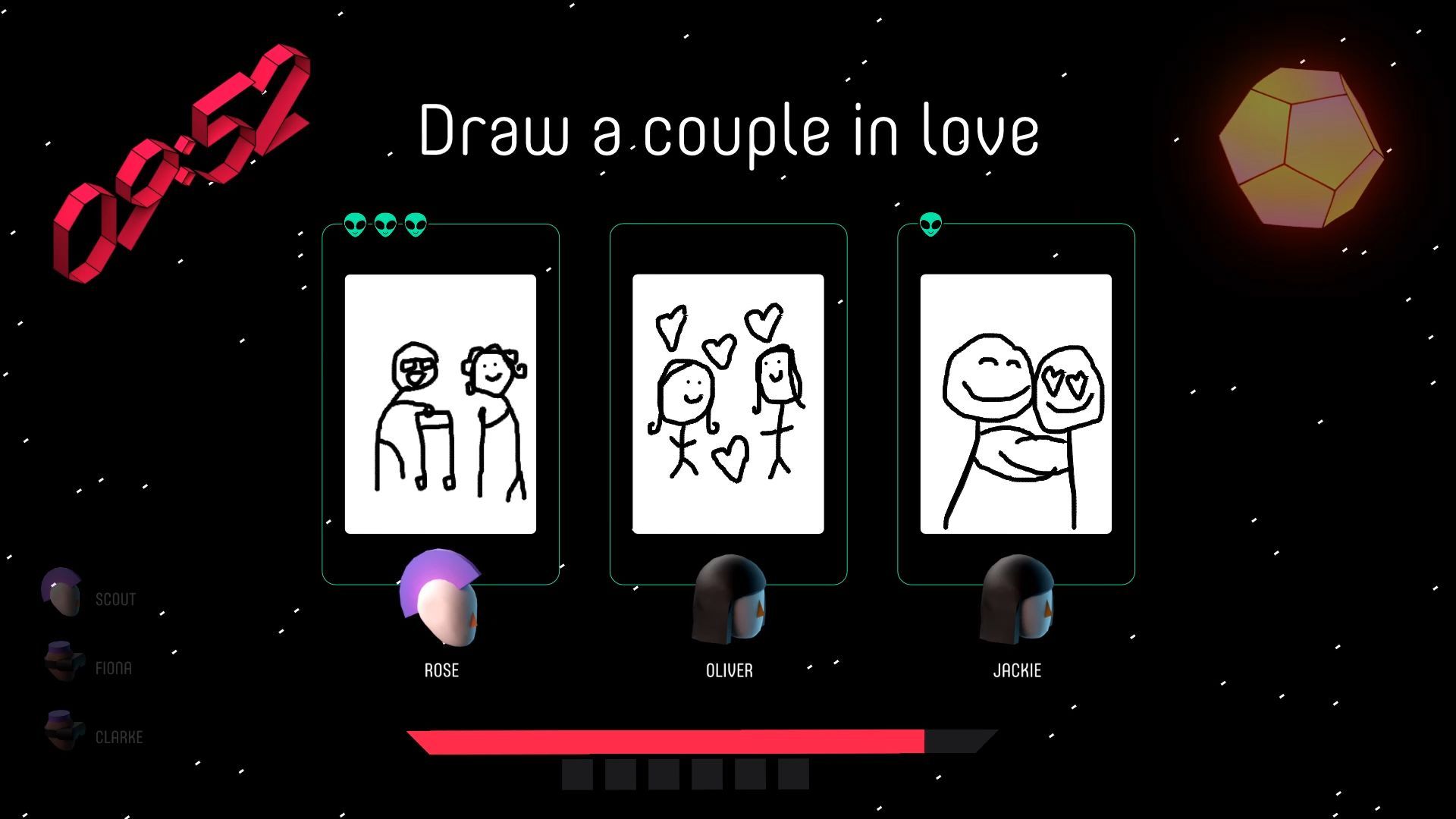 Push the Button Draw A Couple In Love Jackbox Party Pack 6