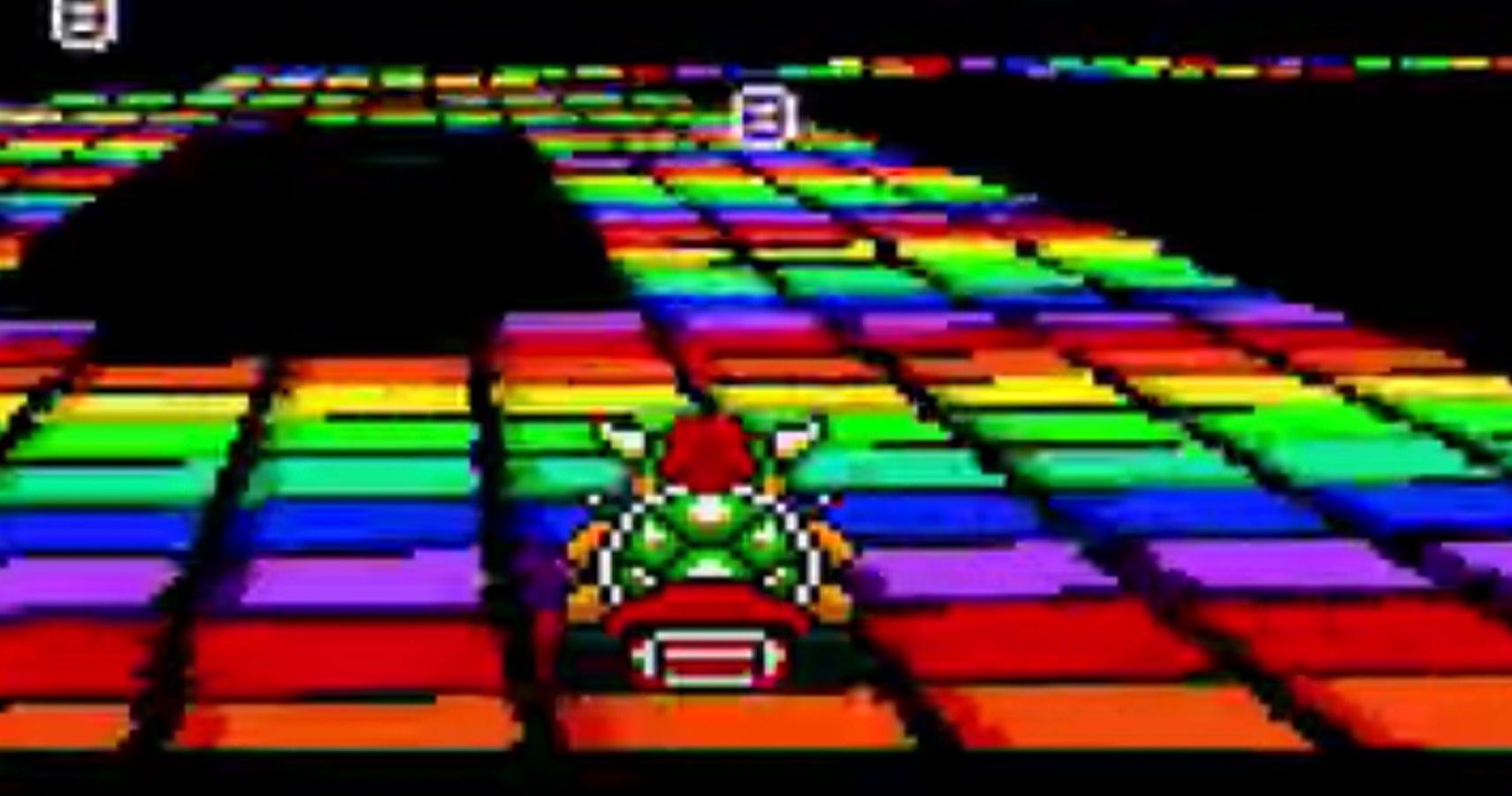 On The Level Taking A Joyride Down Super Mario Kart S Rainbow Road