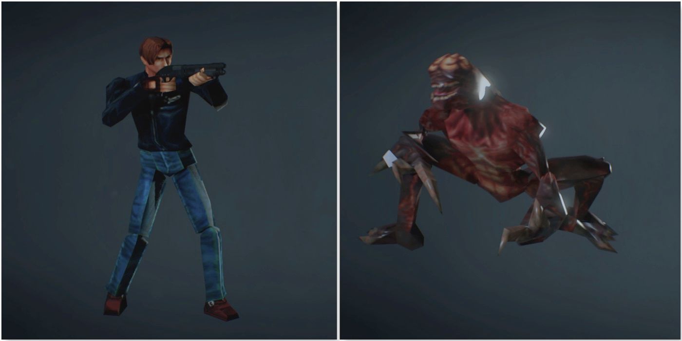 Modded models from the Resident Evil 2 remake