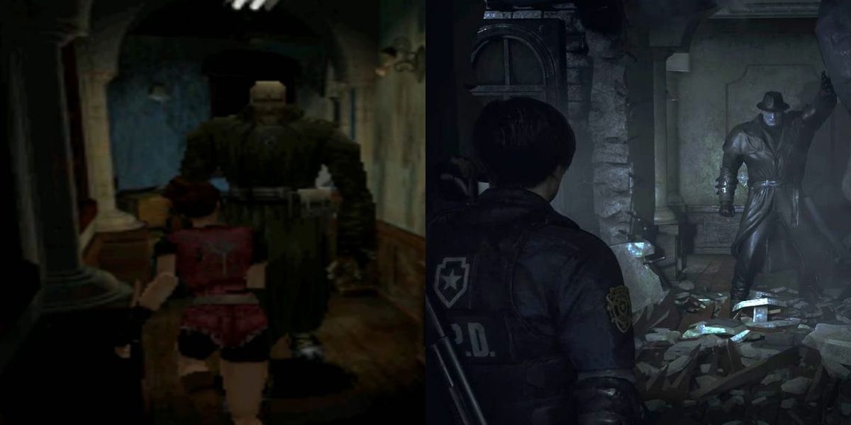 RE2 comparison of remake and original