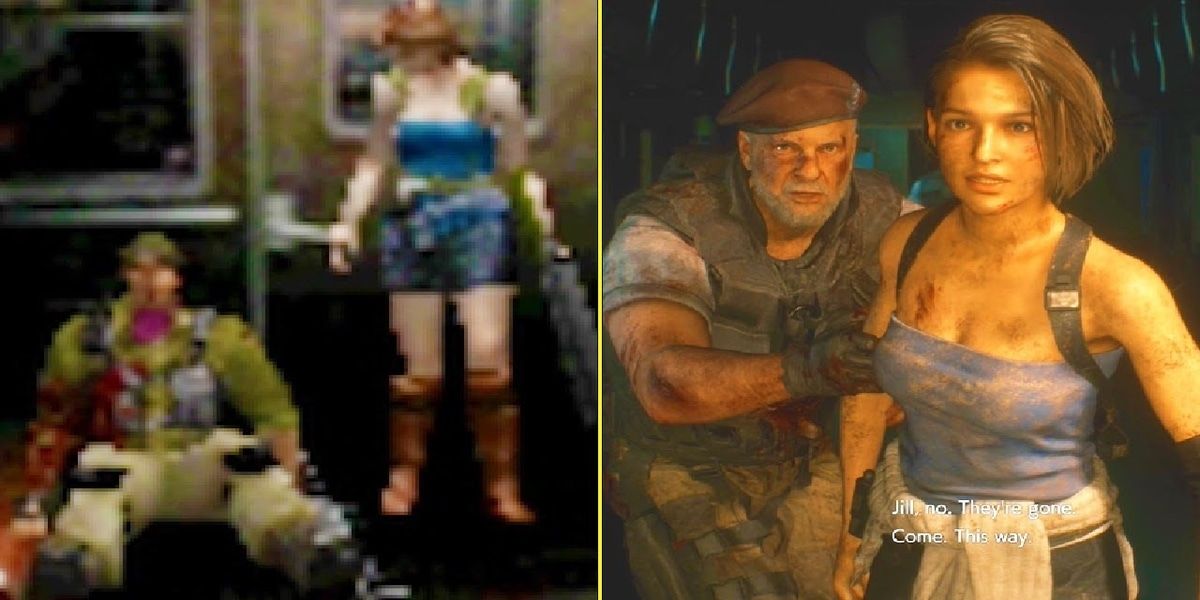comparison of RE3 original and remake