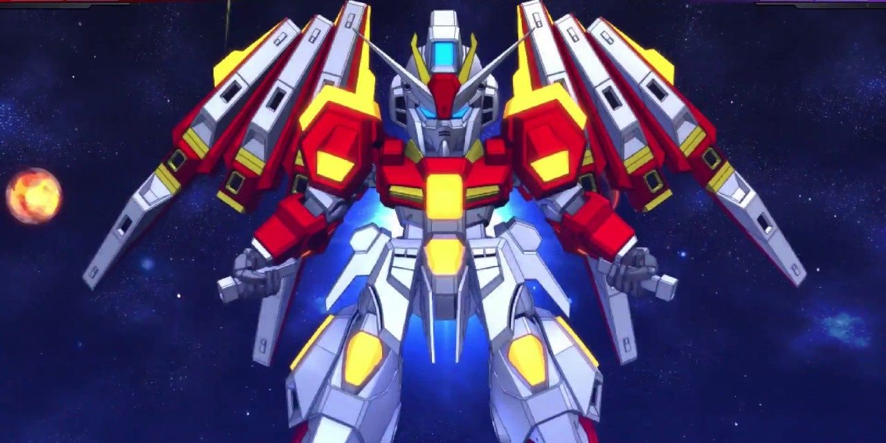 One of the robots in SD Gundam G Generation Genesis