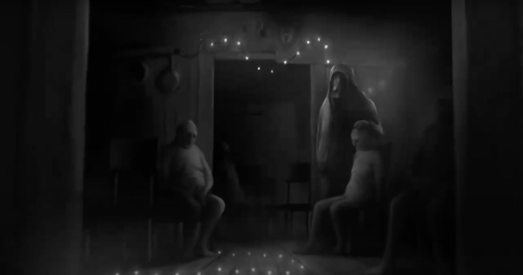 darkwood shadowed figures by a door