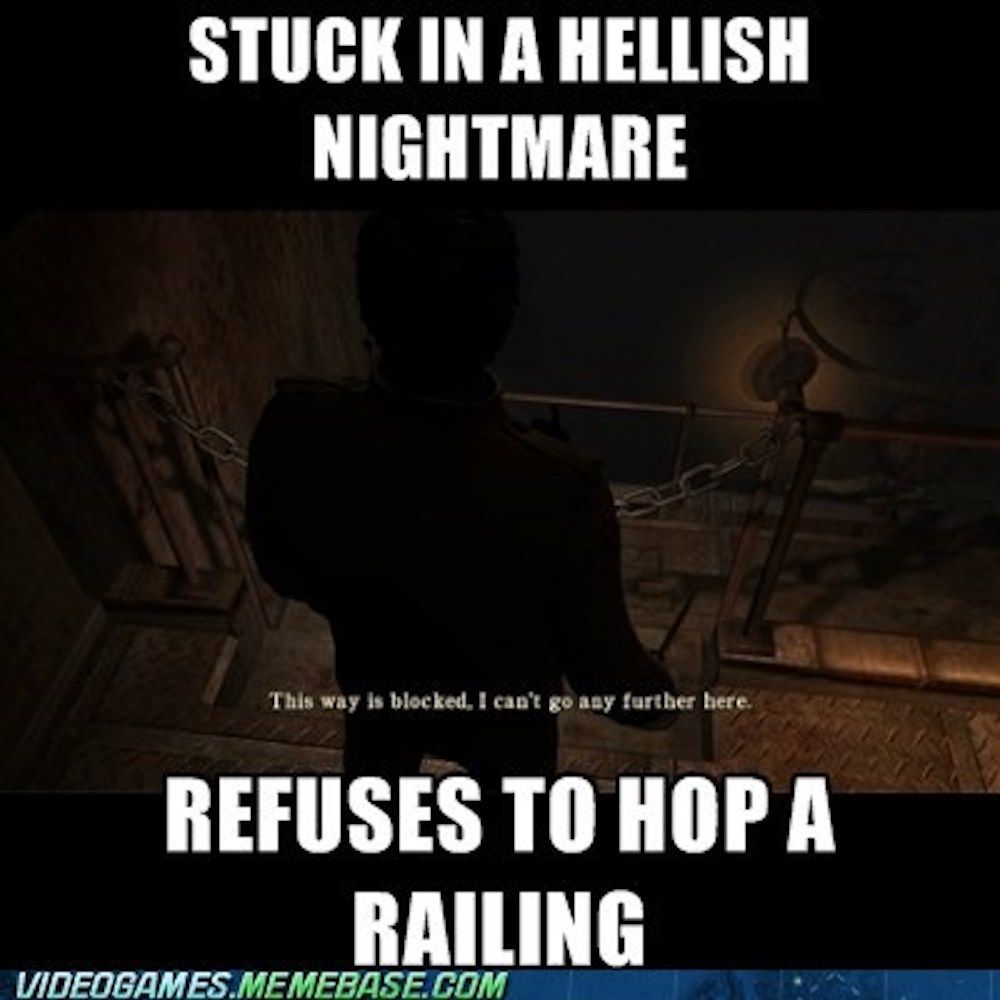 Silent hill logic meme