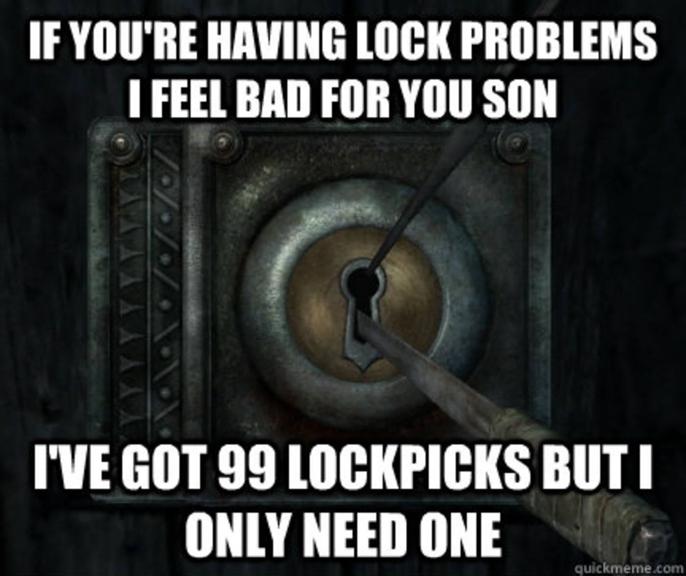 Skyrim Meme About The Skeleton Key