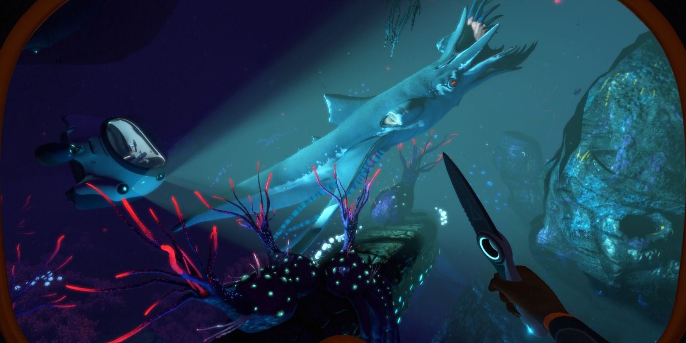 image of giant squid from Subnautica