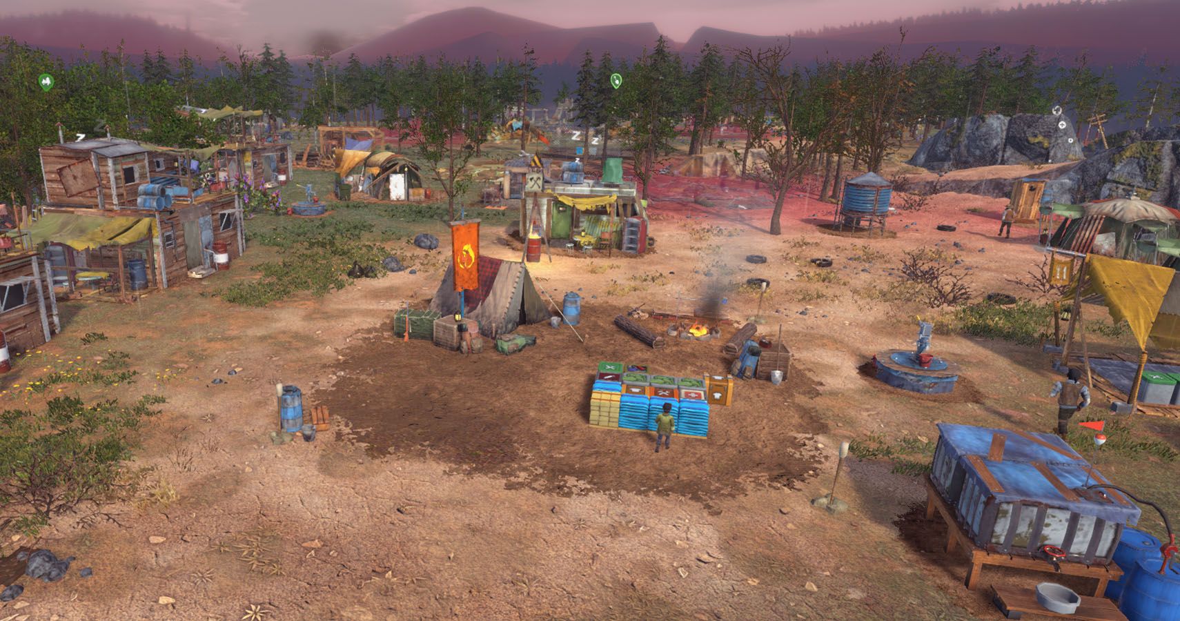 surviving the apocalypse base game image of camps heart
