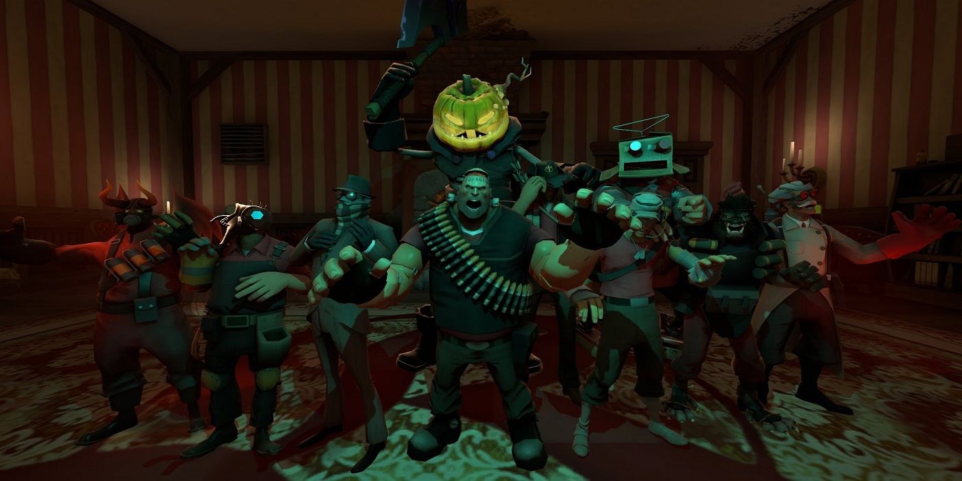 An image from a Team Fortress 2 Halloween event
