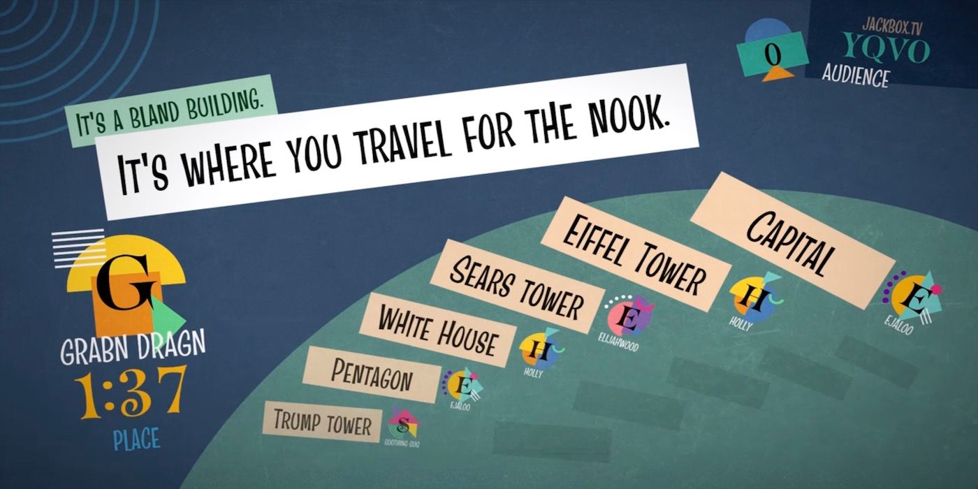 A gameplay screenshot from The Jackbox Party Pack 7