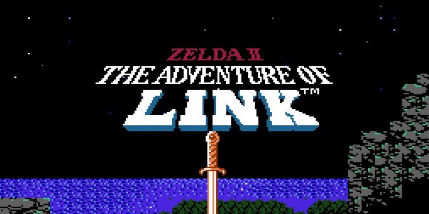 image of the Zelda II The Adventure of Link start screen