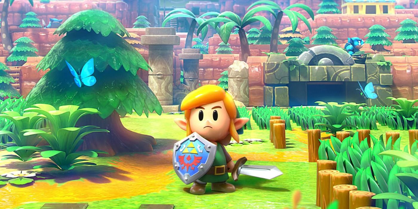 image of Link from the updated The Legend Of Zelda Link's Awakening game