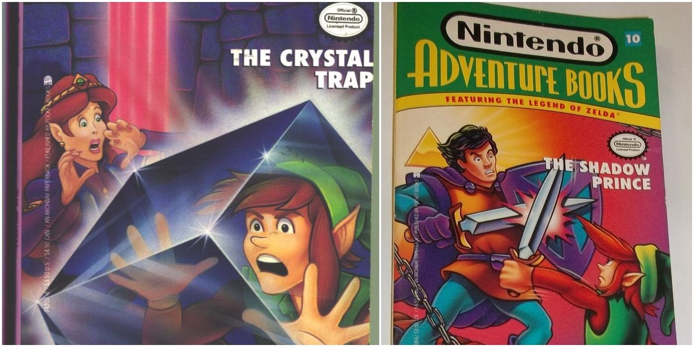 images of the image of The Legend Of Zelda books The Crystal Trap and The Shadow Prince