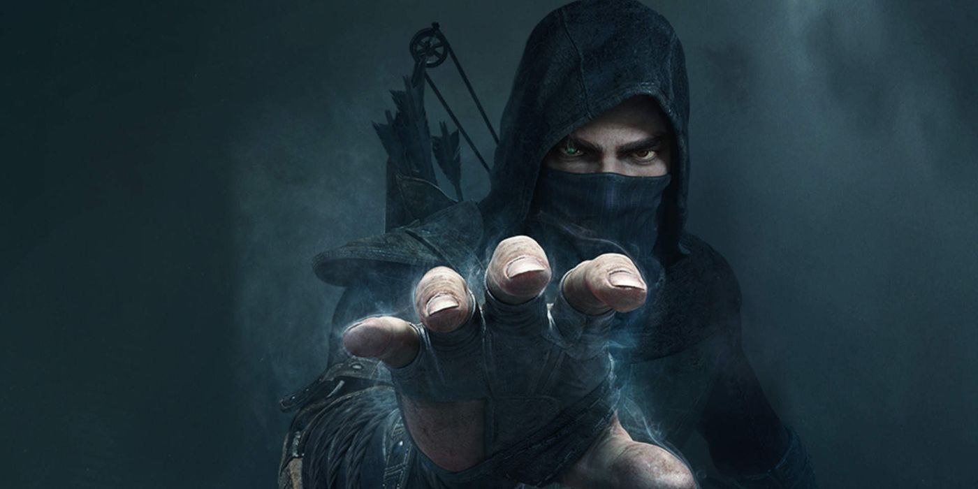 Thief Franchise Main Character Holding Hand Out To The Viewer