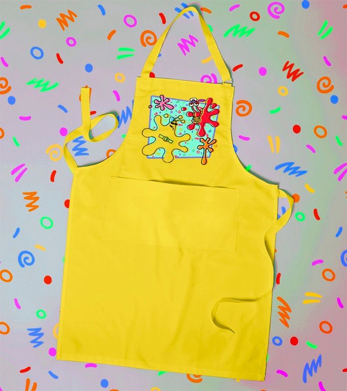 ToeJam & Earl's Funky Fresh apron, a Kickstarter backer reward.